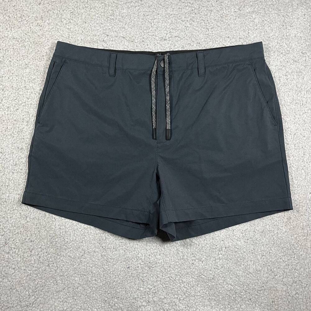 Proof Huckberry Shorts Mens 38 Blue Performance Stretch Tech Travel Outdoor 5"